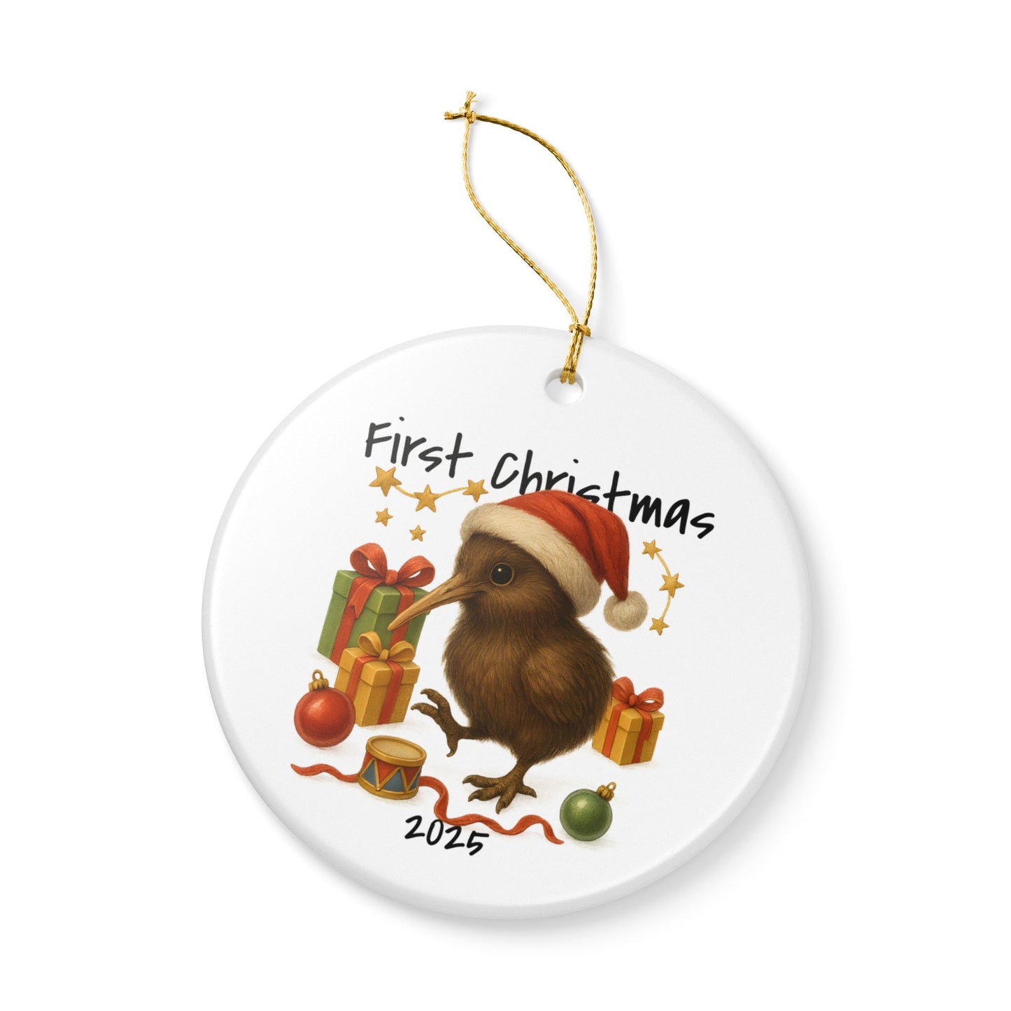 First Christmas Kiwi 4 - New Zealand Animal Christmas Ornament – 2025 Festive Keepsake
