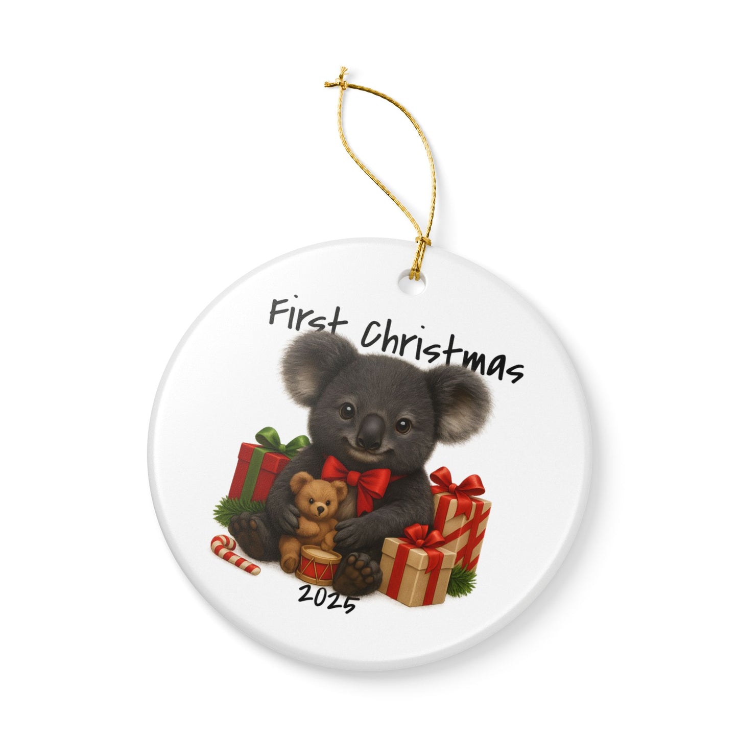 First Christmas Koala 4 - Australian Animal Christmas Ornament – 2025 Festive Keepsake