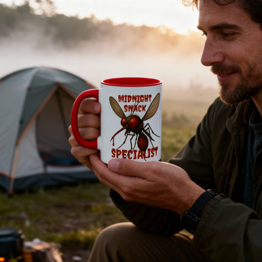 Midnight Snack Specialist – Funny Aussie Mozzie Vampire Mug | Waratah and Wood Pride and Play Collection