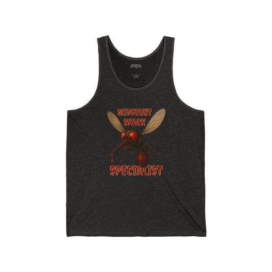 Midnight Snack Specialist – Aussie Summer Tank | Funny Mozzie Vampire Singlet | Waratah and Wood Pride and Play Collection