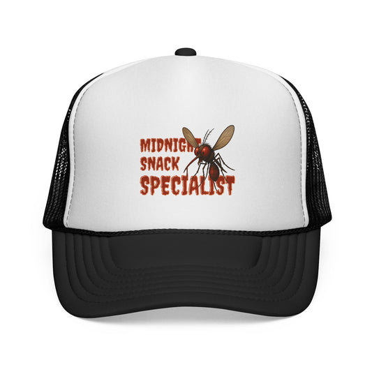 Midnight Snack Specialist – Aussie Trucker Cap | Funny Mozzie Vampire Hat | Waratah and Wood Pride and Play Collection