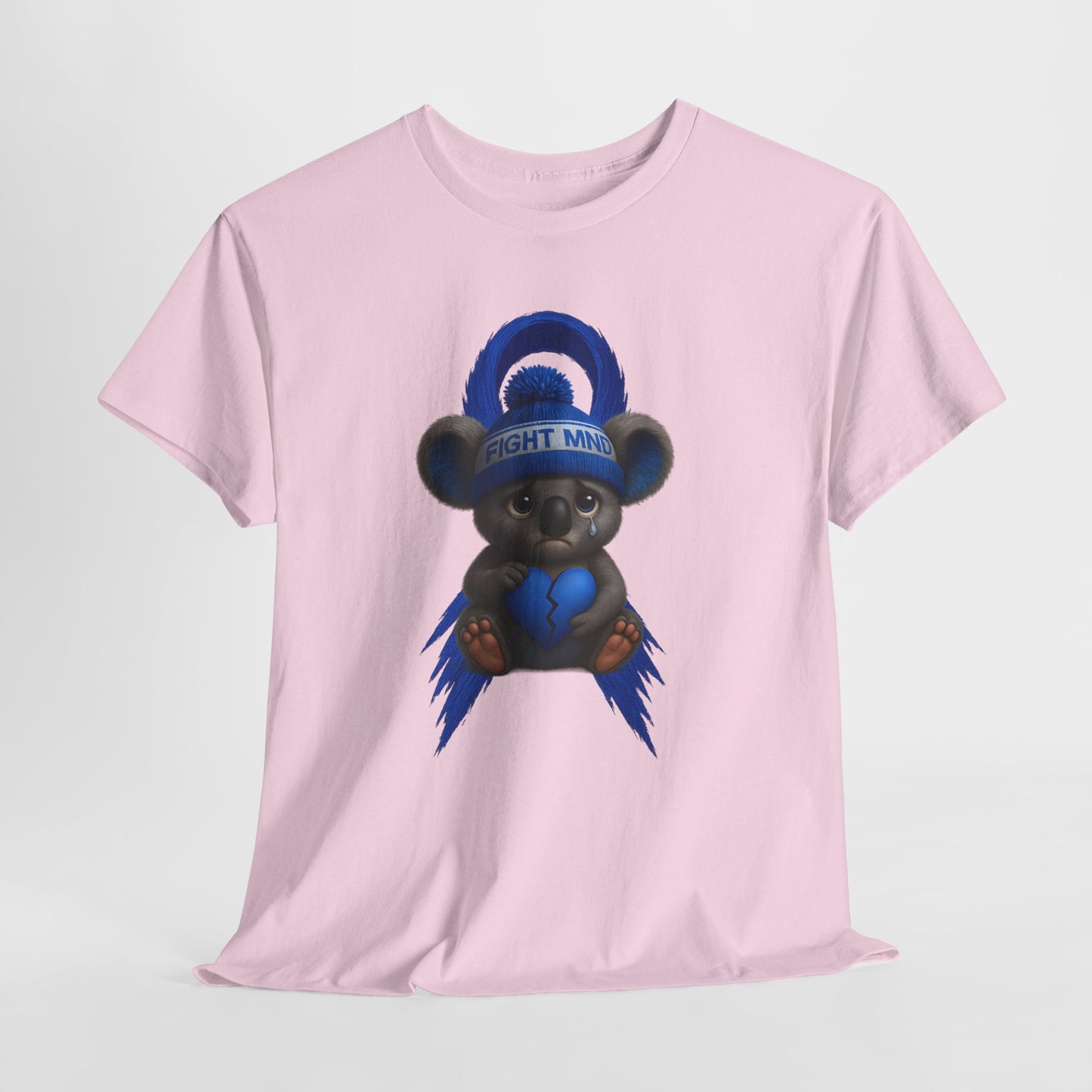 MND Awareness Koala – Adult T-Shirt | Support Motor Neurone Disease Research | Waratah and Wood Comfort and Courage Collection