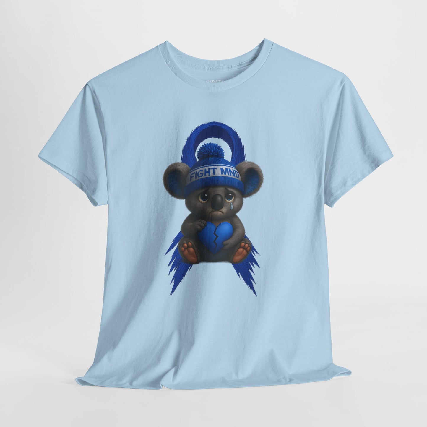 MND Awareness Koala – Adult T-Shirt | Support Motor Neurone Disease Research | Waratah and Wood Comfort and Courage Collection