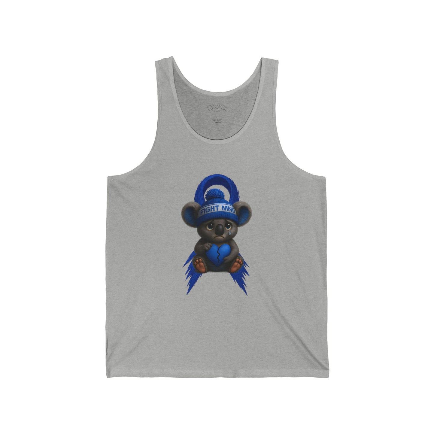 MND Awareness Koala – Adult Tank Top | Support Motor Neurone Disease Research | Waratah and Wood Comfort and Courage Collection