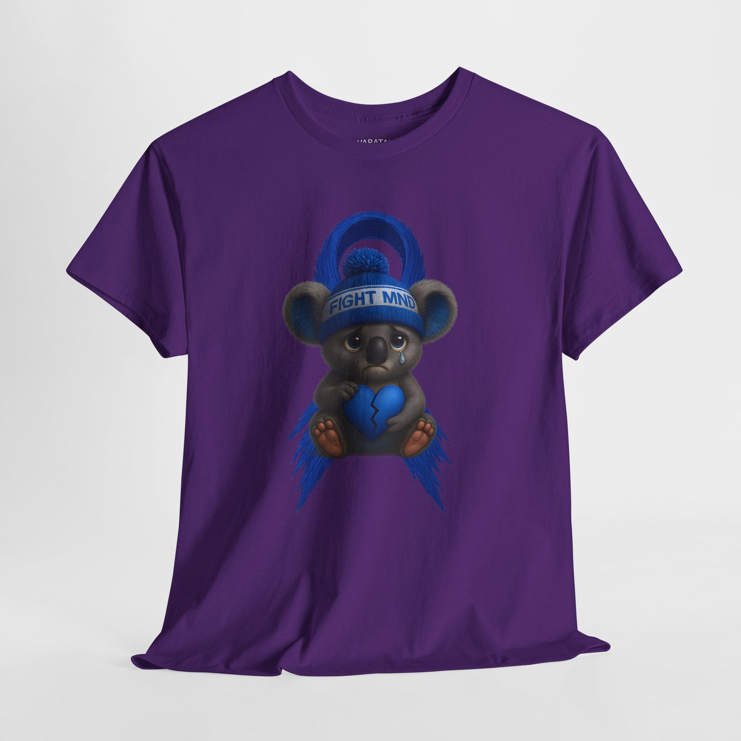 MND Awareness Koala – Adult T-Shirt | Support Motor Neurone Disease Research | Waratah and Wood Comfort and Courage Collection