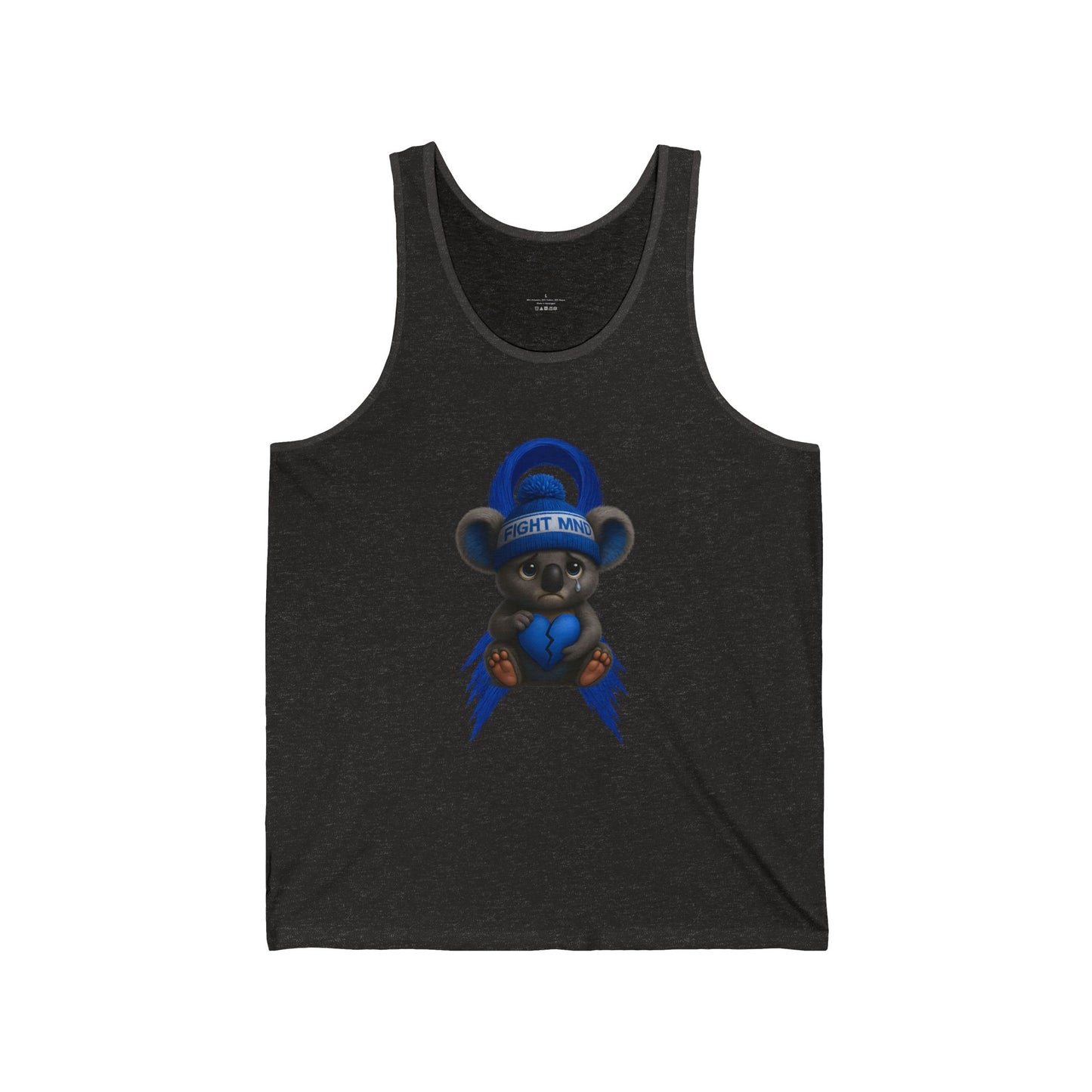 MND Awareness Koala – Adult Tank Top | Support Motor Neurone Disease Research | Waratah and Wood Comfort and Courage Collection