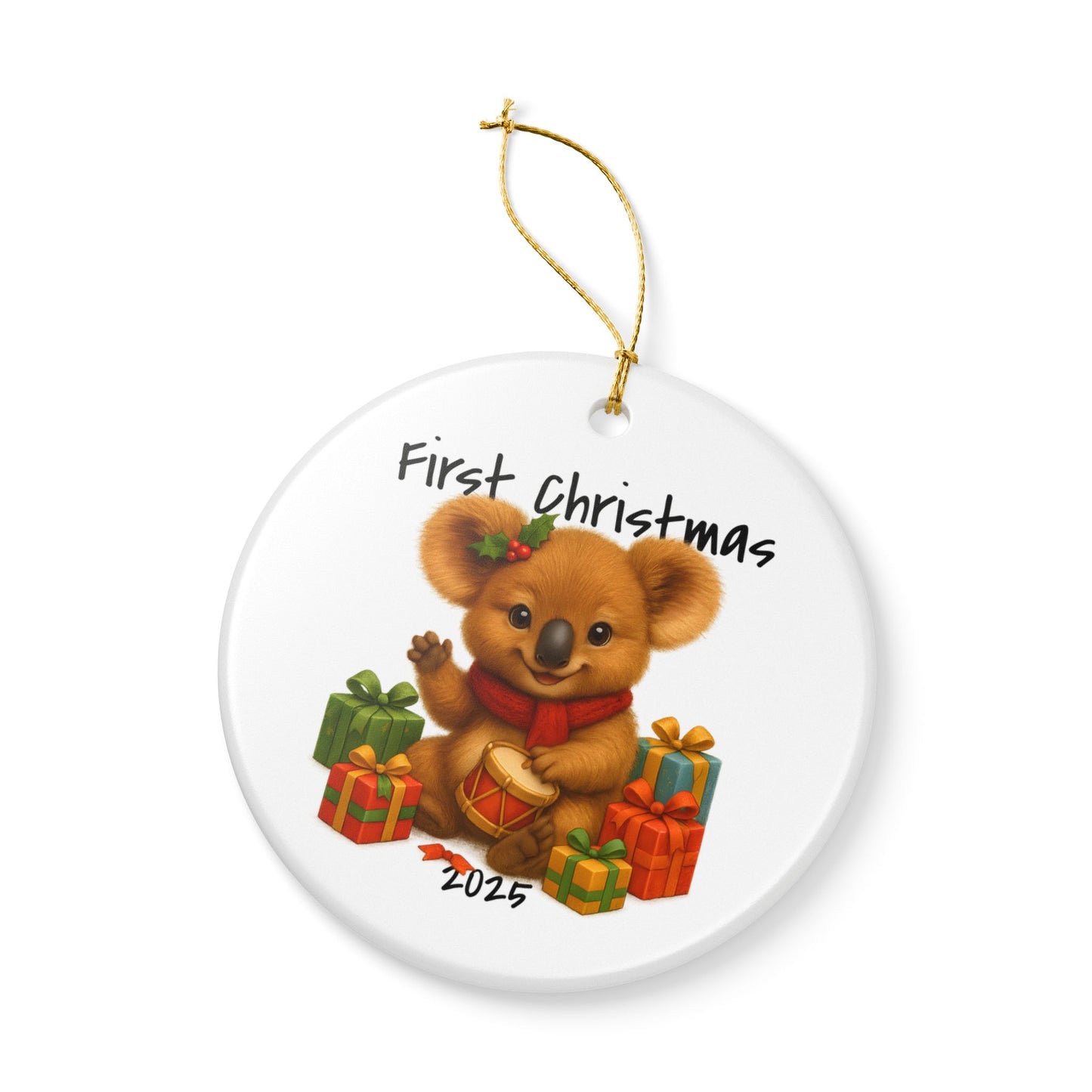 First Christmas Koala 2 - Australian Animal Christmas Ornament – 2025 Festive Keepsake