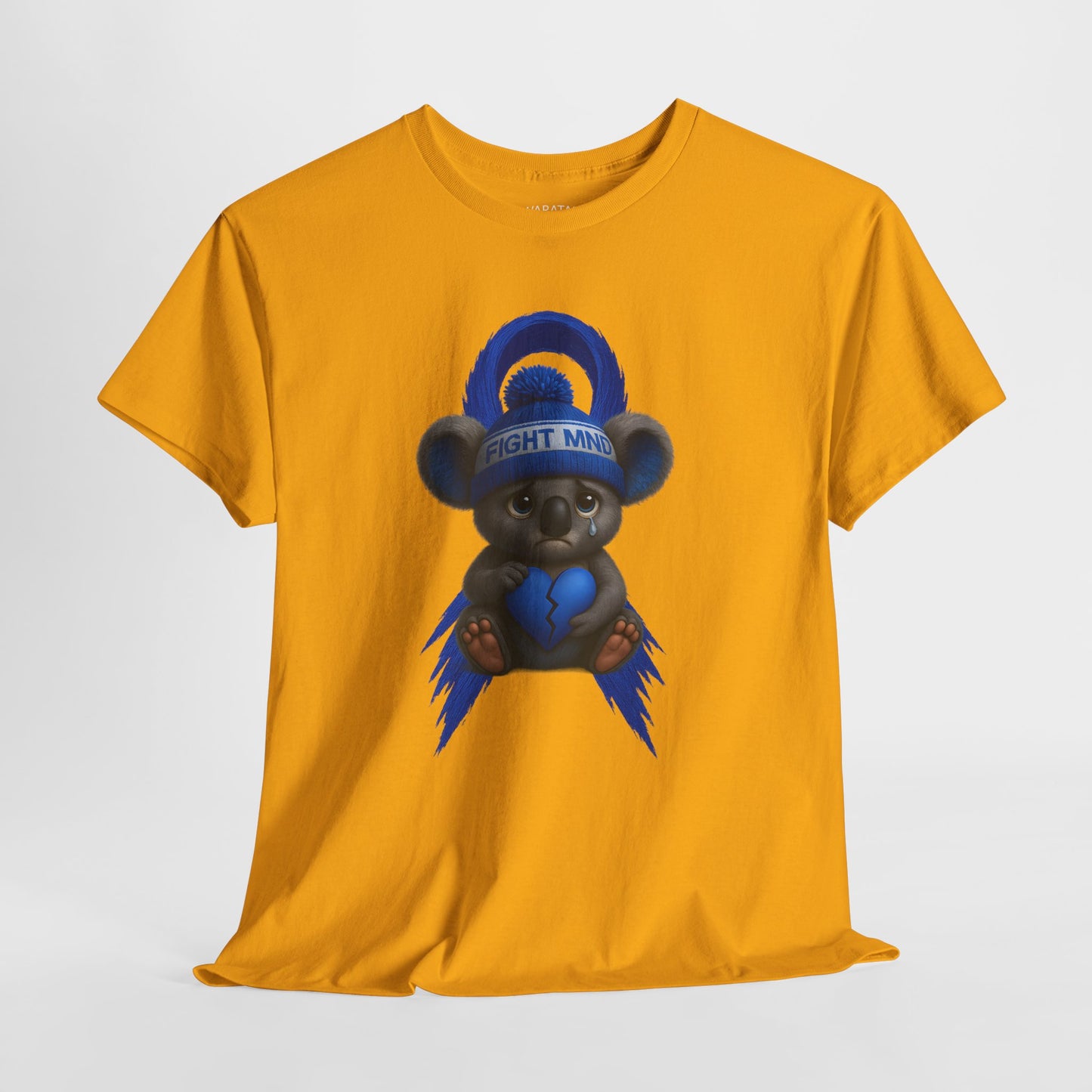 MND Awareness Koala – Adult T-Shirt | Support Motor Neurone Disease Research | Waratah and Wood Comfort and Courage Collection