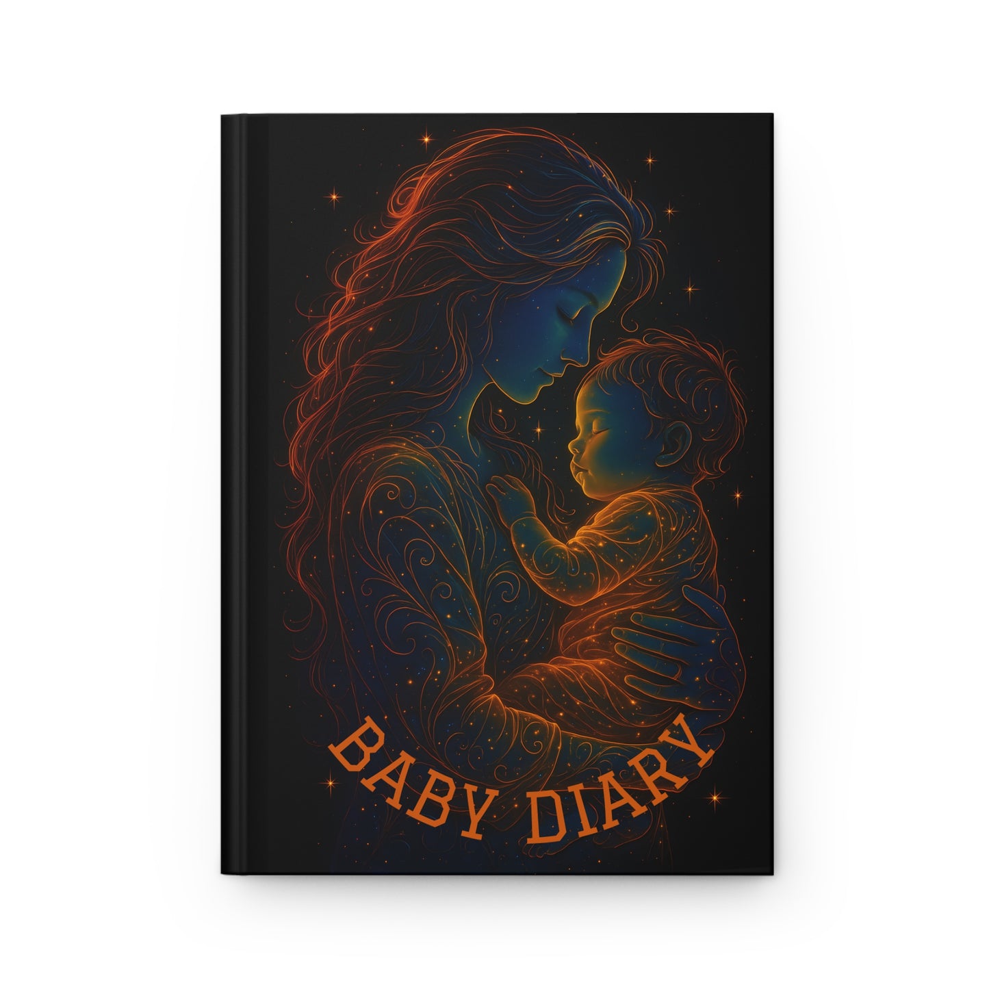 Celestial Mother and Child – Baby Diary | Luminous Journal of Love | Waratah and Wood Keepsake Memory Book