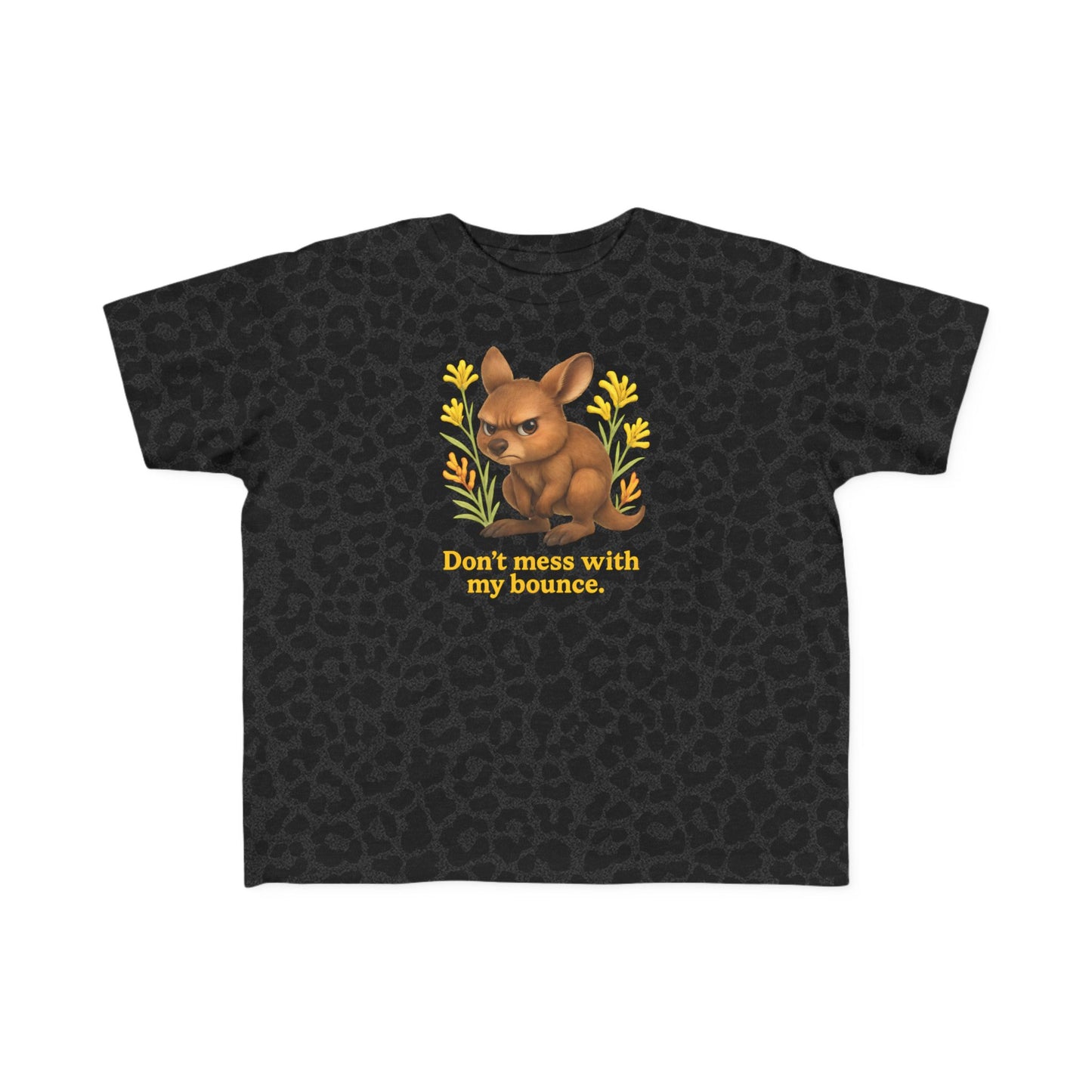 Don’t Mess With My Bounce – Toddler T-Shirt | Kangaroo Joey Design | Gumleaf Gang Mischief Makers
