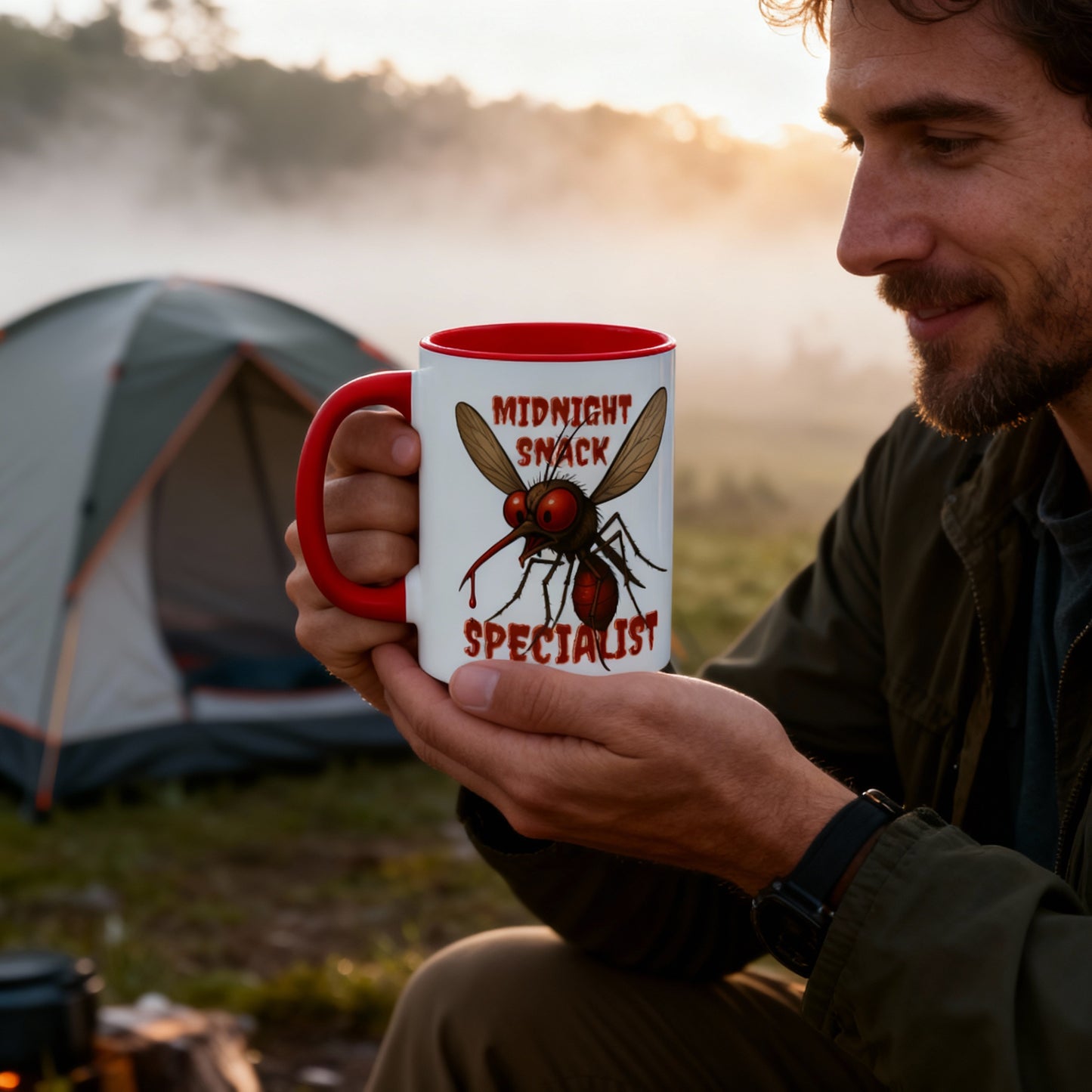 Midnight Snack Specialist – Funny Aussie Mozzie Vampire Mug | Waratah and Wood Pride and Play Collection