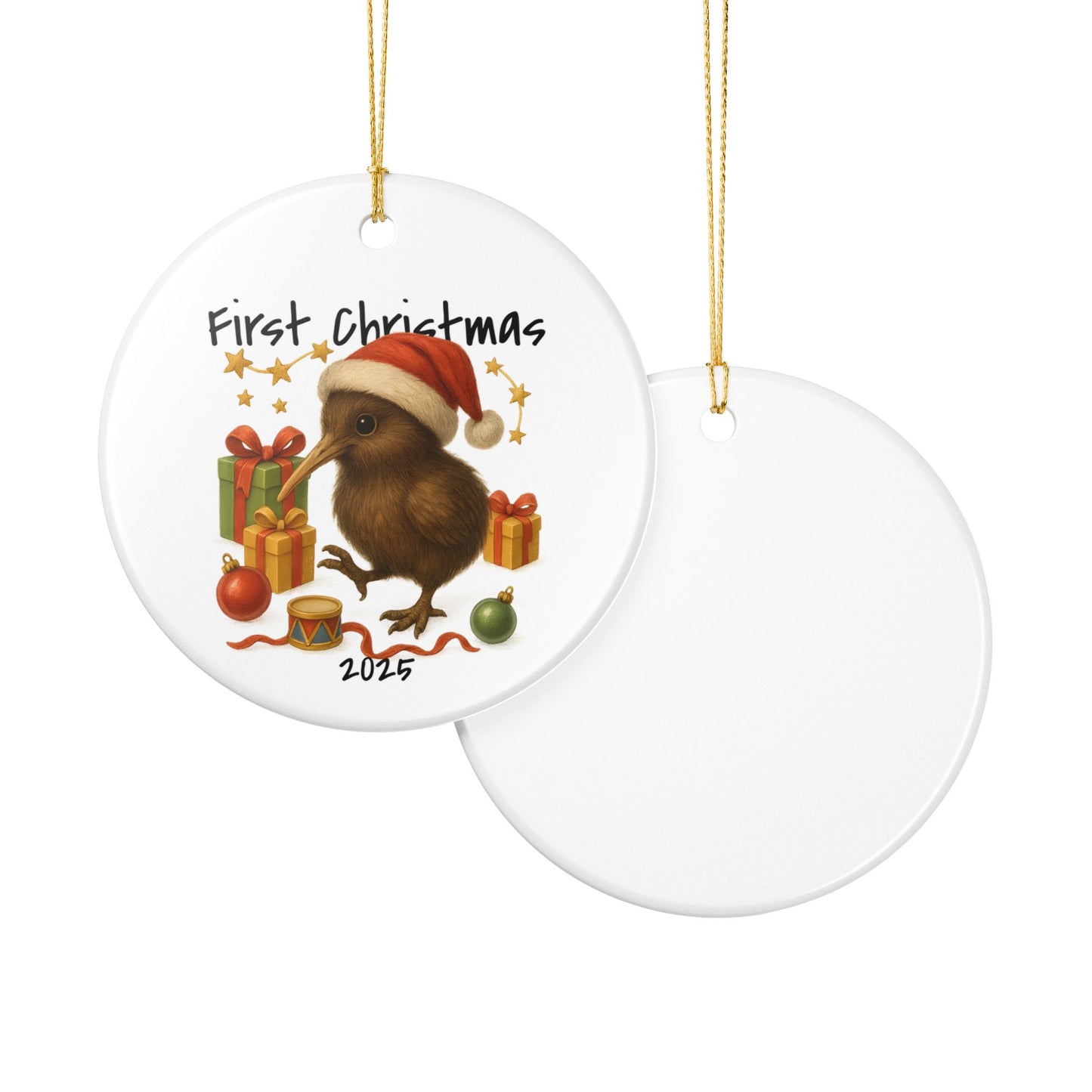 First Christmas Kiwi 4 - New Zealand Animal Christmas Ornament – 2025 Festive Keepsake
