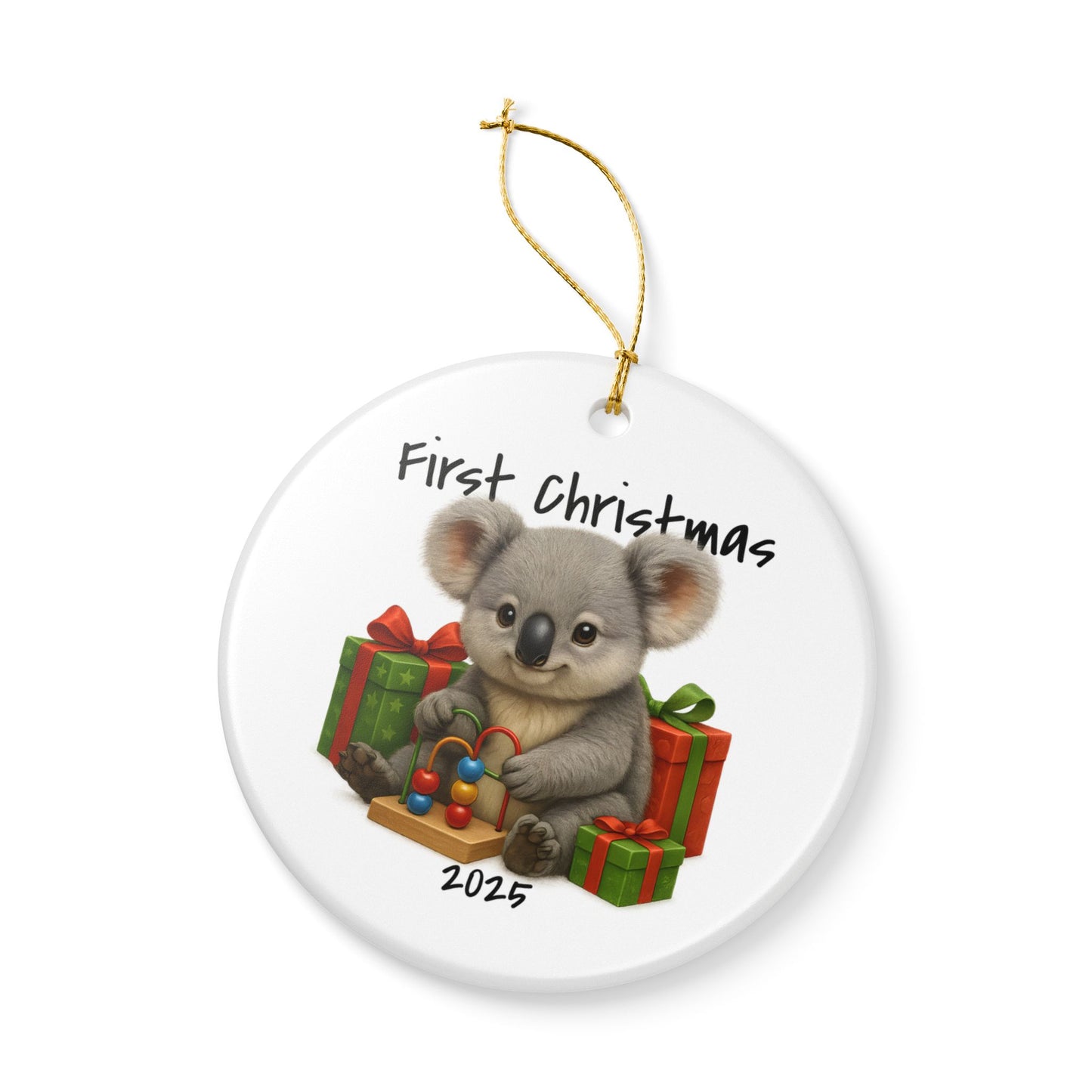 First Christmas Koala 3 - Australian Animal Christmas Ornament – 2025 Festive Keepsake