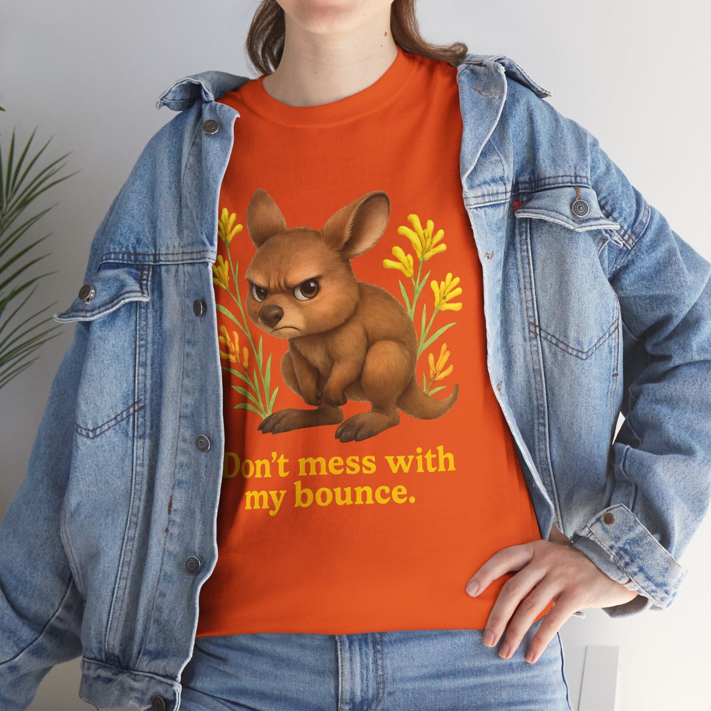 Don’t Mess With My Bounce – Adult T-Shirt | Kangaroo Joey Design | Gumleaf Gang Mischief Makers