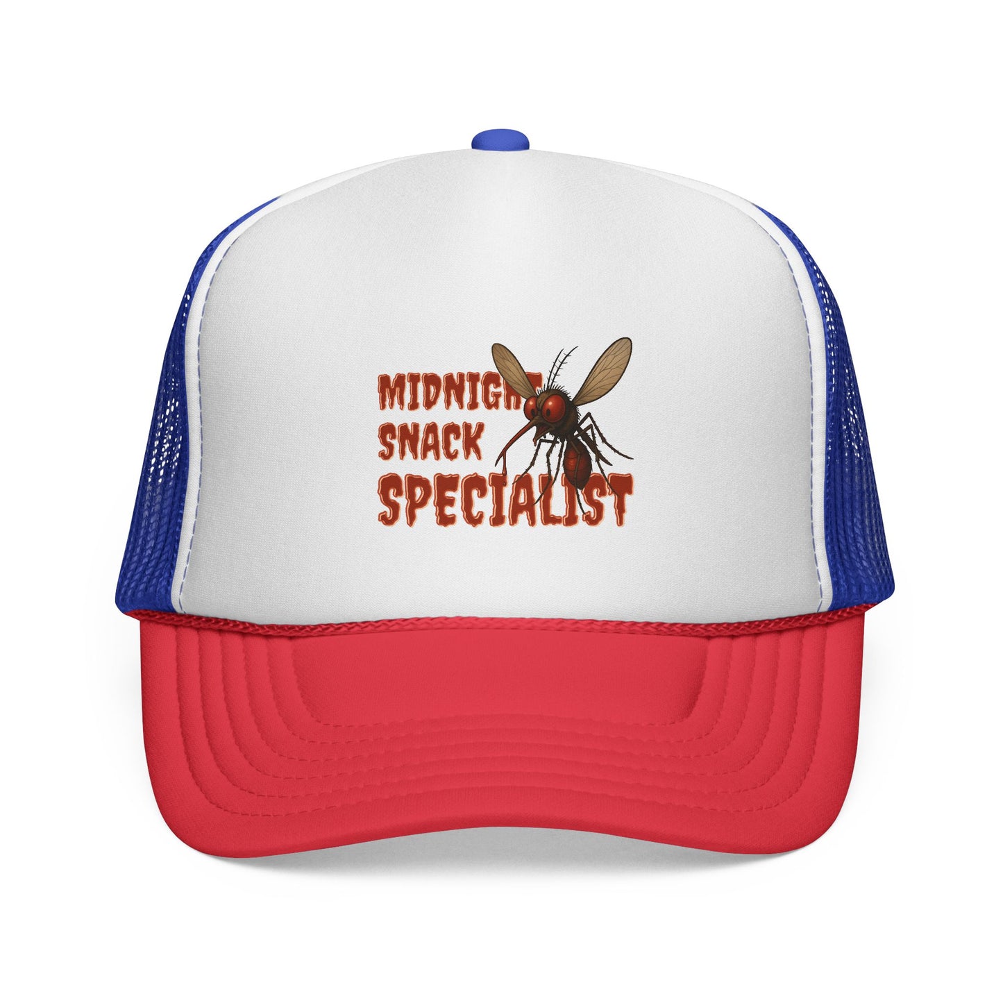 Midnight Snack Specialist – Aussie Trucker Cap | Funny Mozzie Vampire Hat | Waratah and Wood Pride and Play Collection
