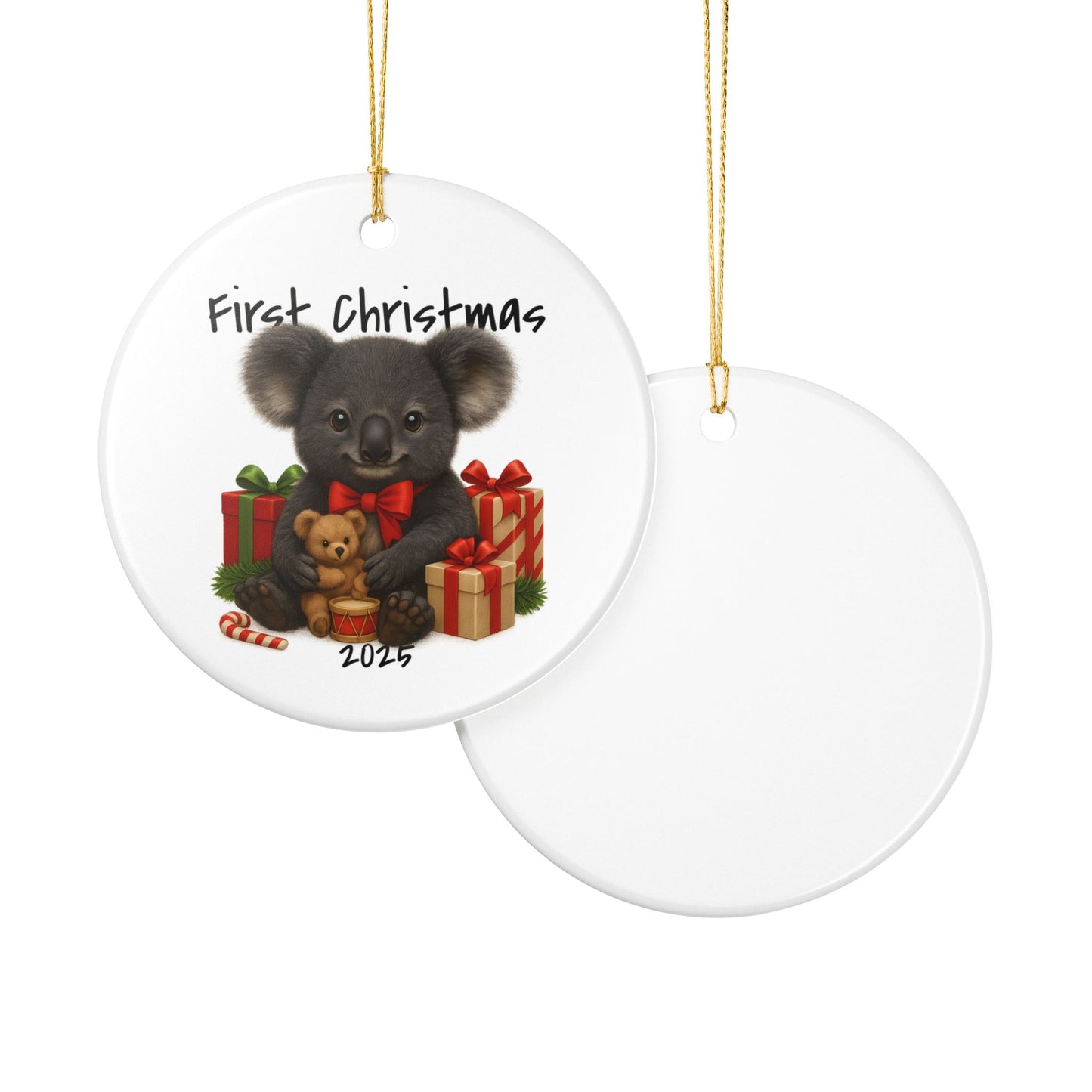 First Christmas Koala 4 - Australian Animal Christmas Ornament – 2025 Festive Keepsake
