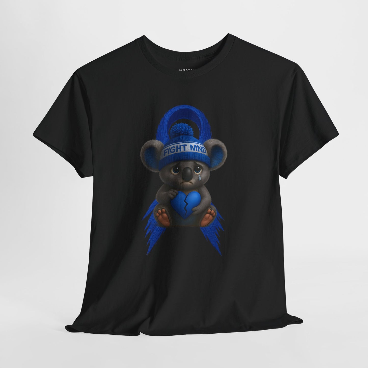 MND Awareness Koala – Adult T-Shirt | Support Motor Neurone Disease Research | Waratah and Wood Comfort and Courage Collection
