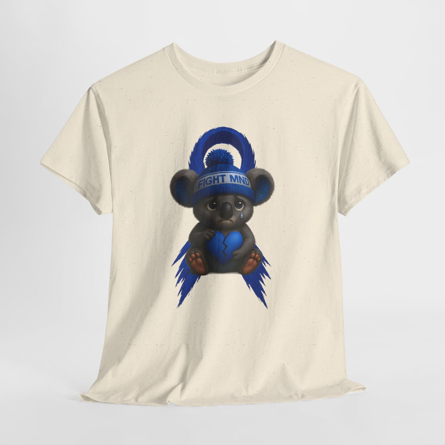 MND Awareness Koala – Adult T-Shirt | Support Motor Neurone Disease Research | Waratah and Wood Comfort and Courage Collection