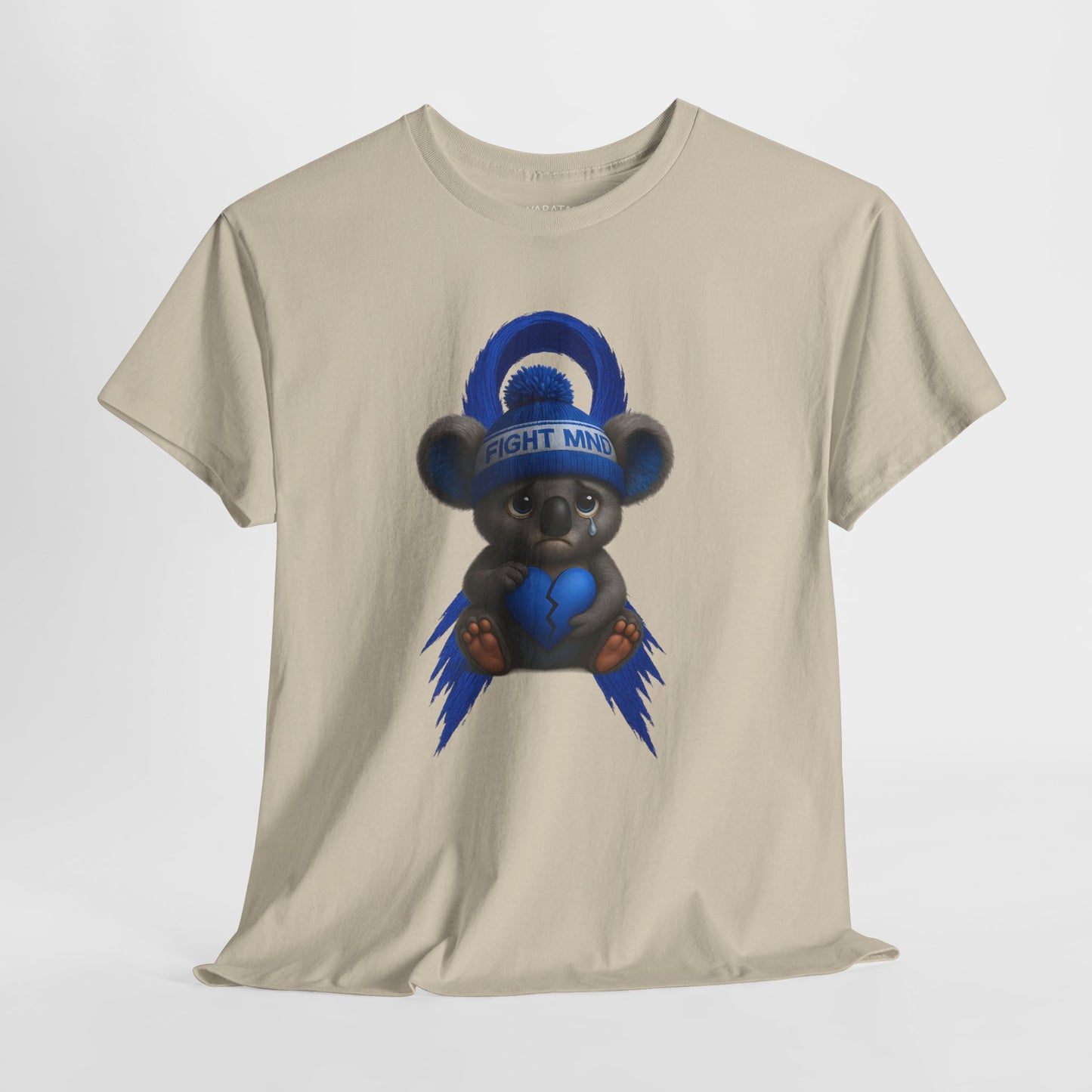 MND Awareness Koala – Adult T-Shirt | Support Motor Neurone Disease Research | Waratah and Wood Comfort and Courage Collection