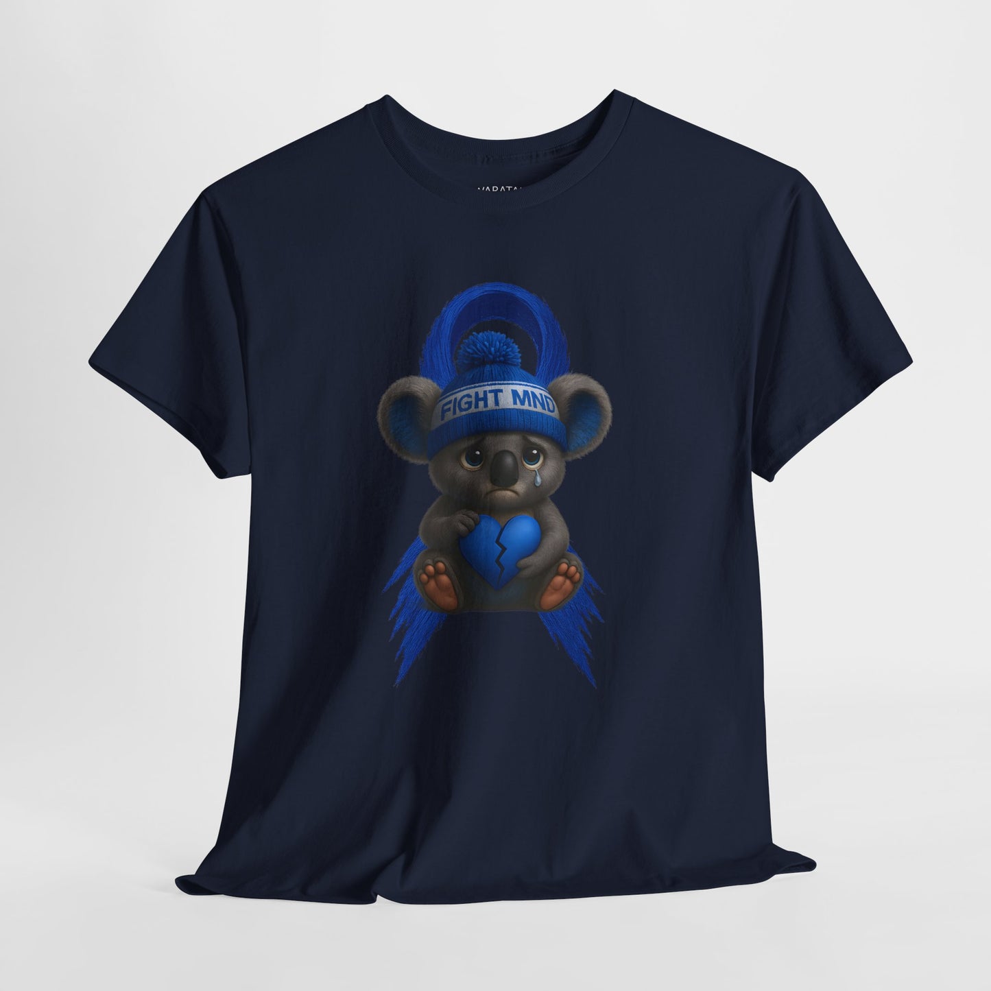 MND Awareness Koala – Adult T-Shirt | Support Motor Neurone Disease Research | Waratah and Wood Comfort and Courage Collection