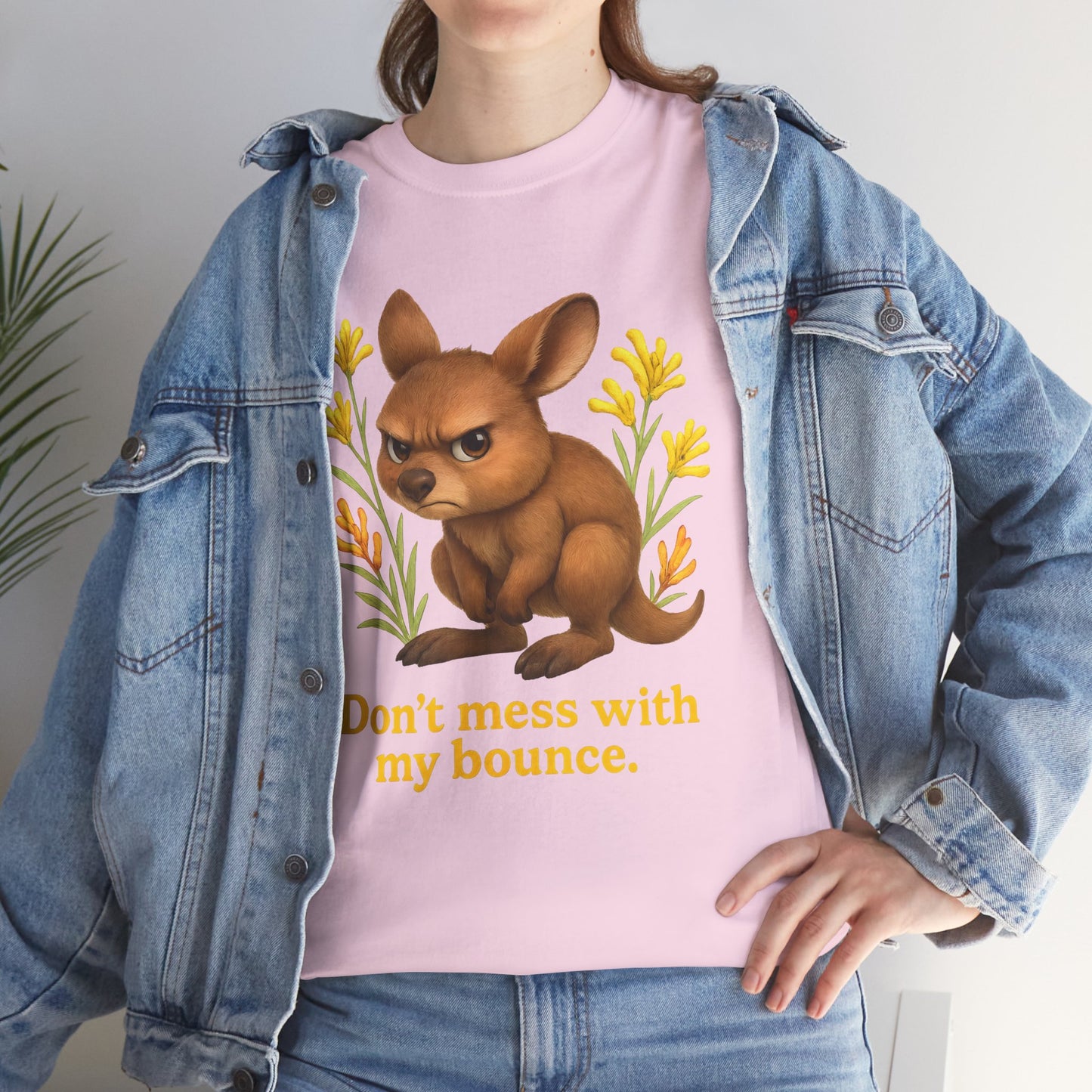 Don’t Mess With My Bounce – Adult T-Shirt | Kangaroo Joey Design | Gumleaf Gang Mischief Makers